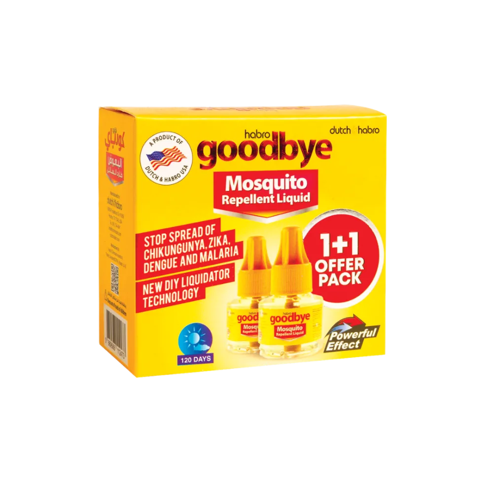 Goodbye Mosquito Repellent Liquid 1+1 — available for distribution across India